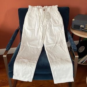 Brand new, Bohme White Corduroy Pants, size L